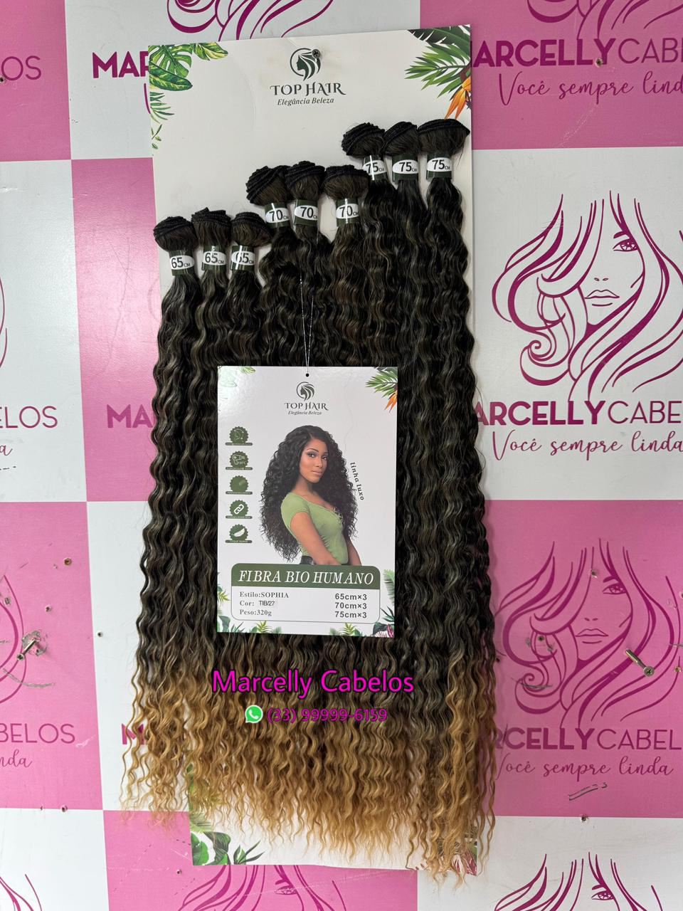Cabelo Sophia Bio Humano 320g