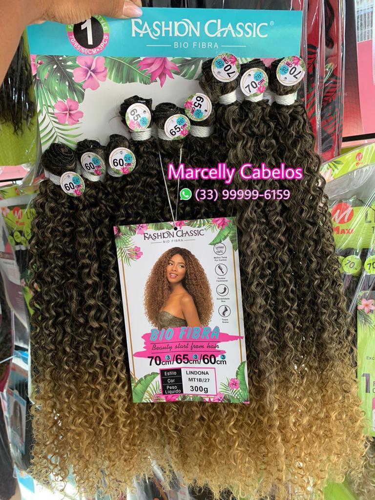 Cabelo Lindona Bio Fibra Fashion Classic 70cm 300g