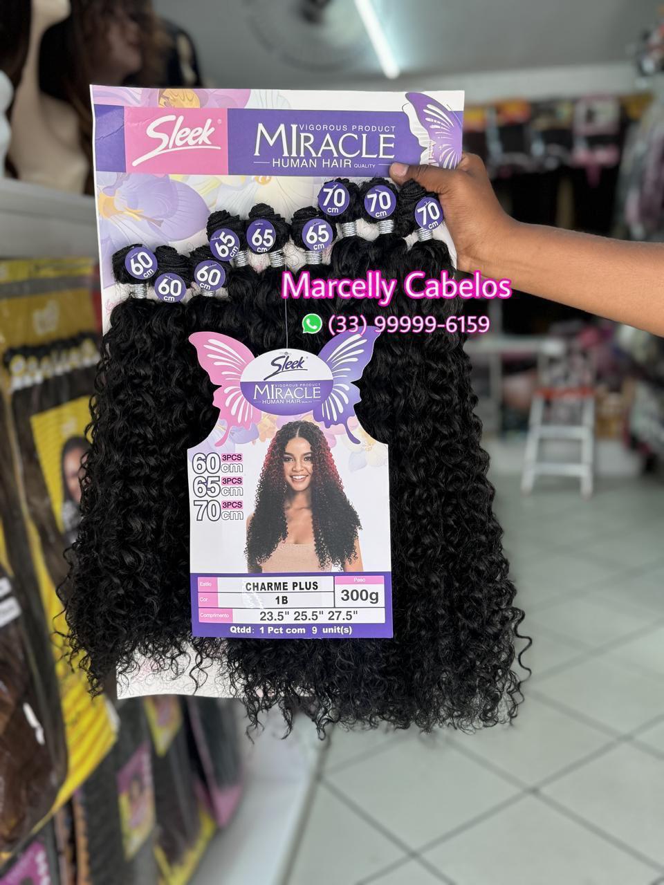 Cabelo Charme Plus 70cm Bio Vegetal Miracle 300g